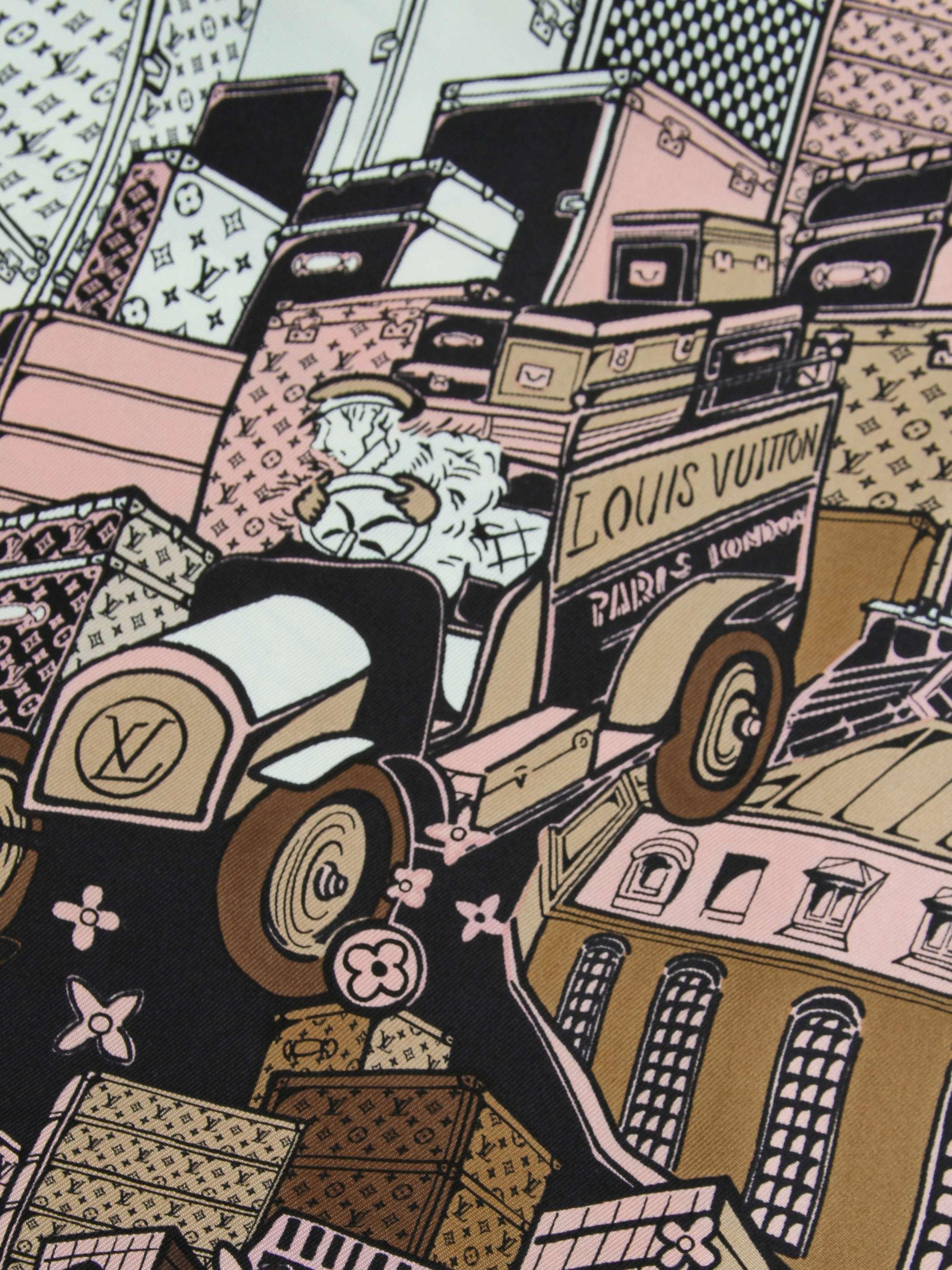 Louis Vuitton Silk Scarf, фото 3