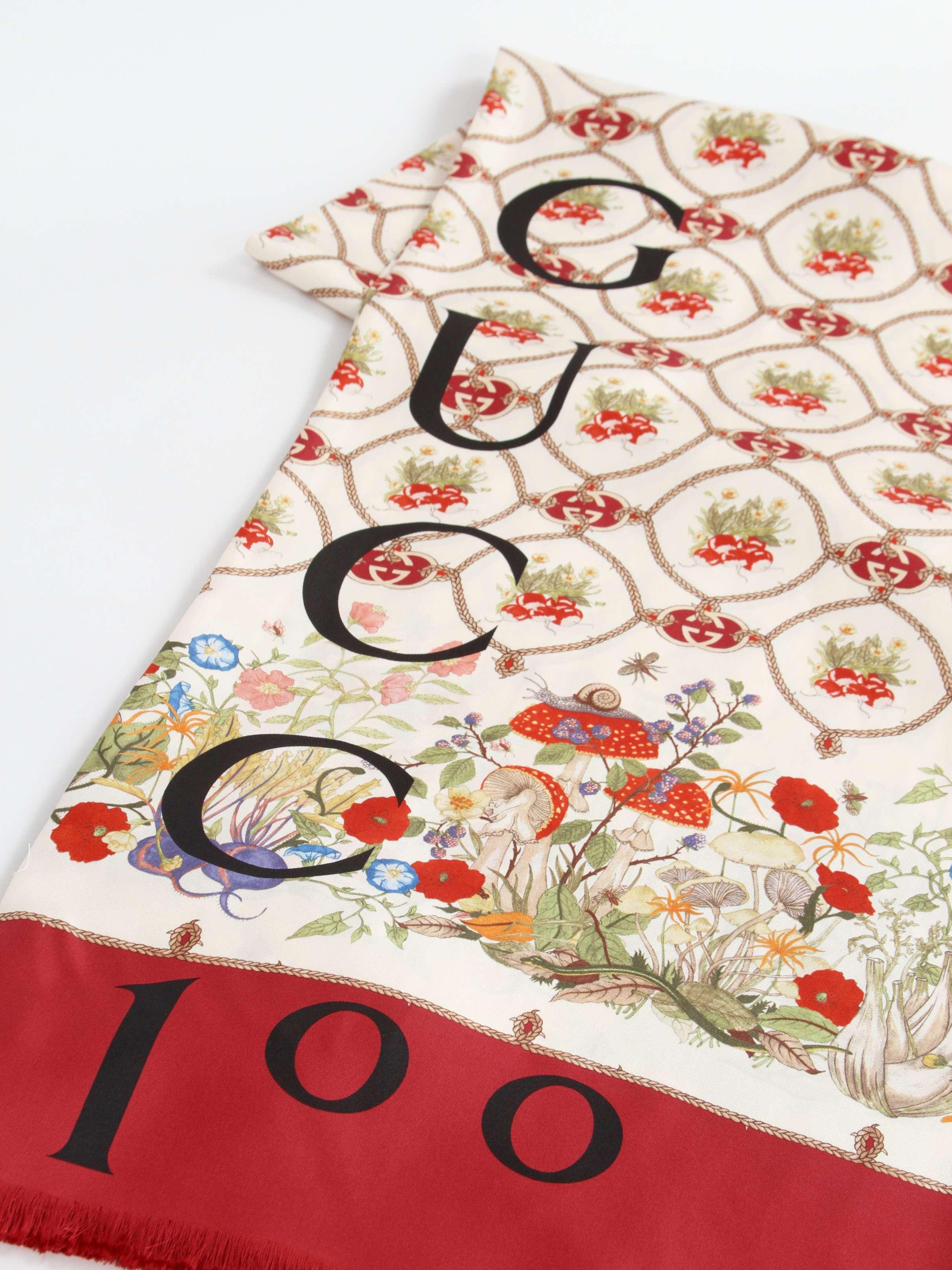 Gucci Silk Scarf, фото 5