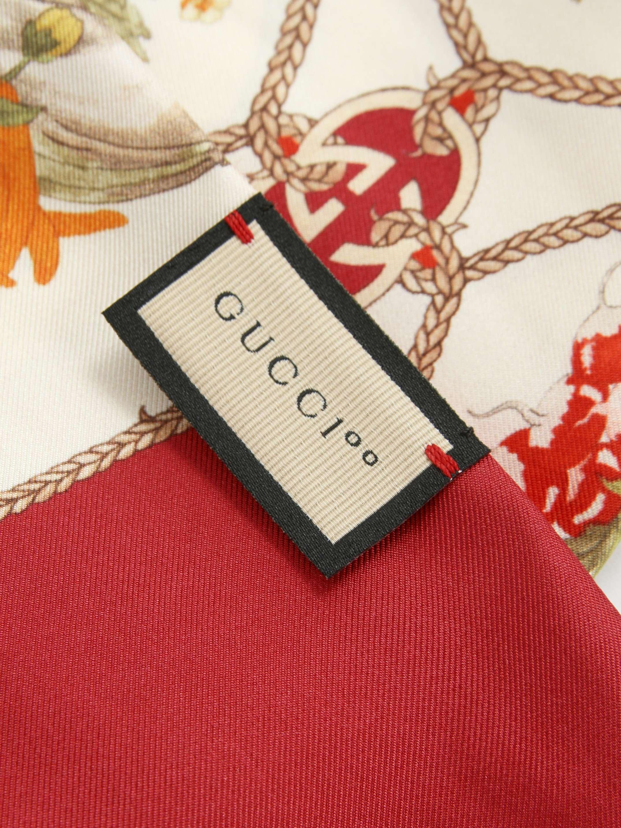 Gucci Silk Scarf, фото 2