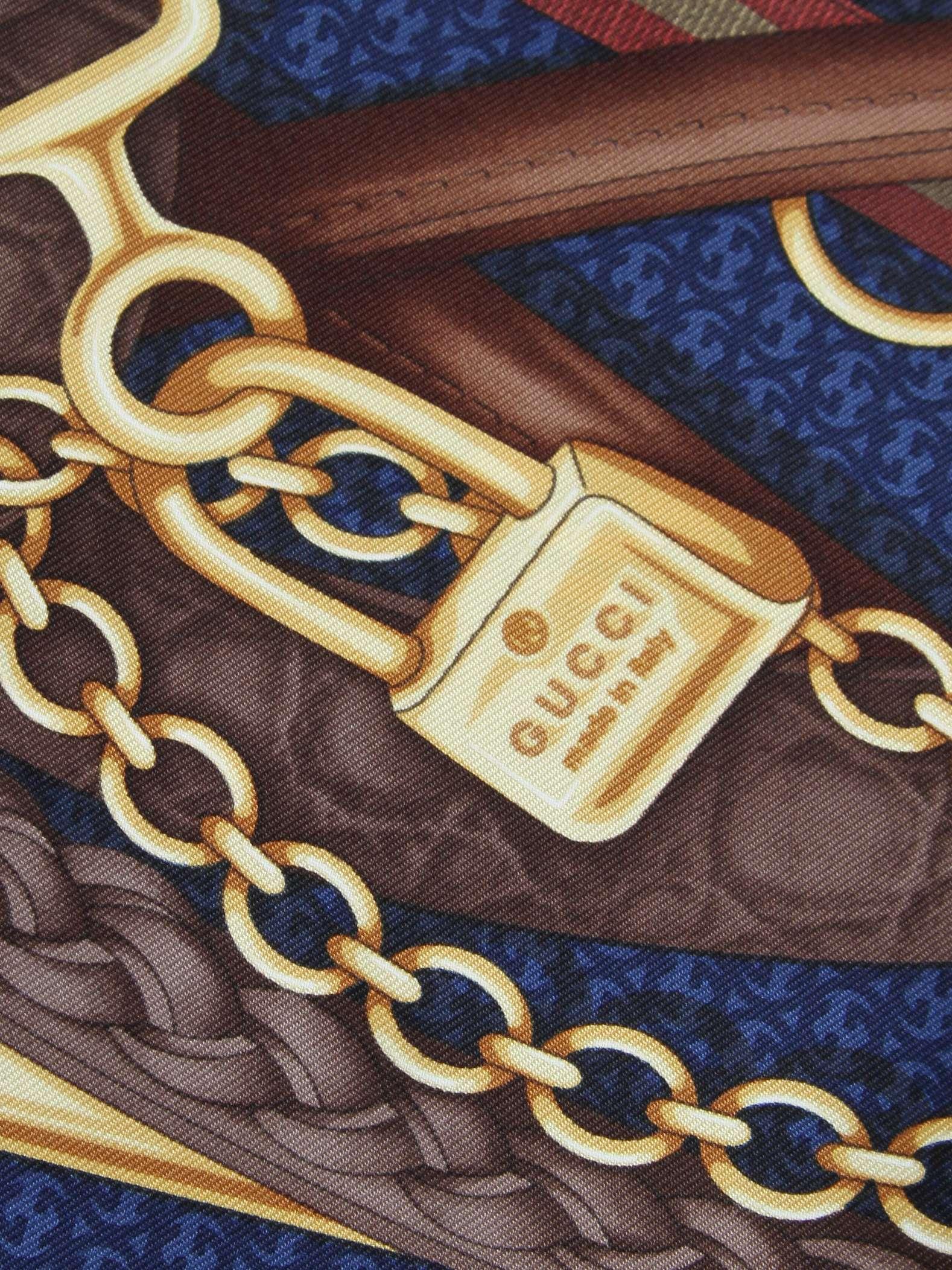 Gucci Silk Scarf, фото 2