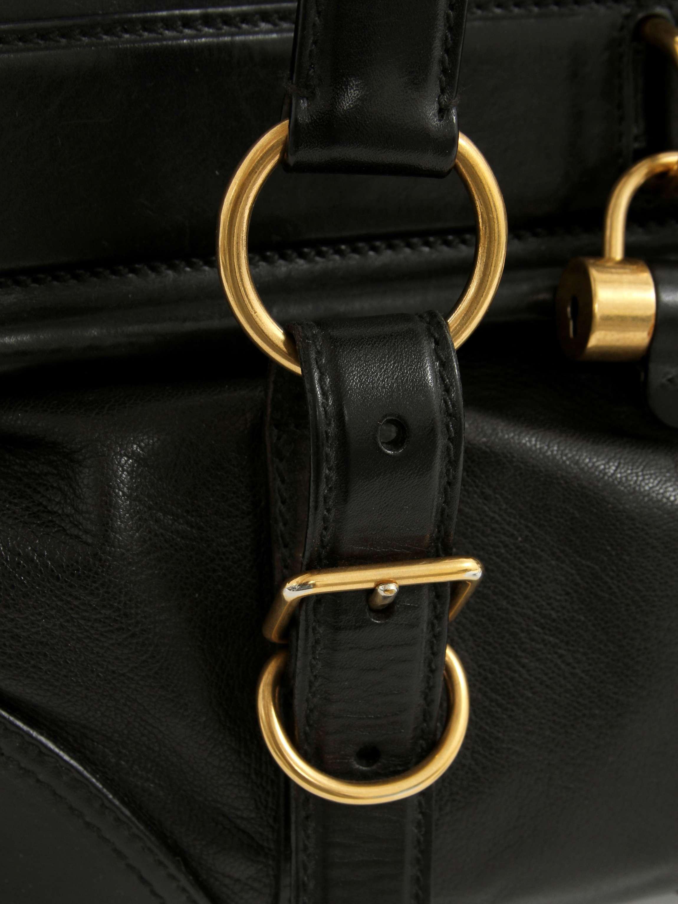 Saint Laurent Leather Bag, фото 4