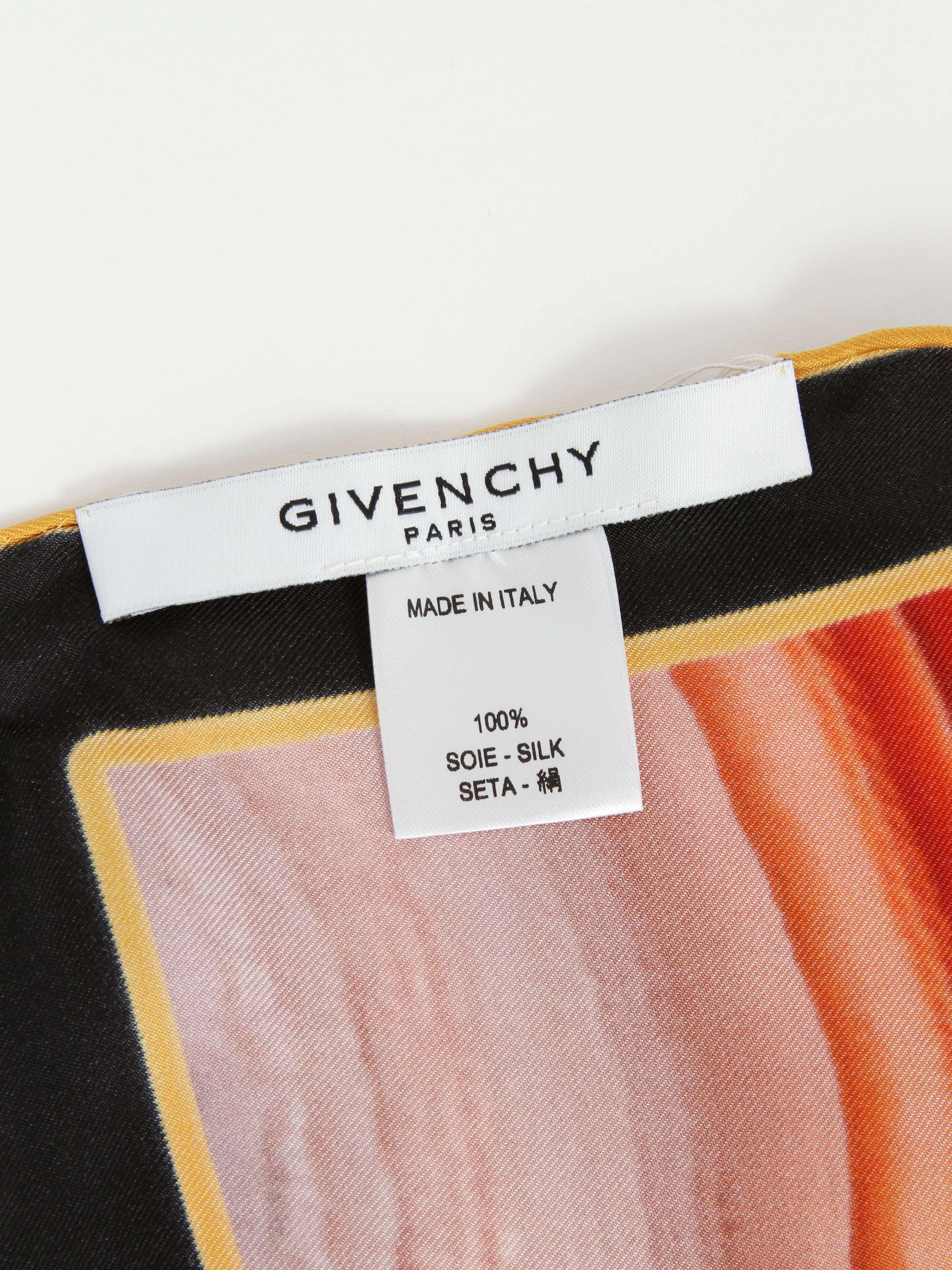 Givenchy Silk Scarf, фото 4
