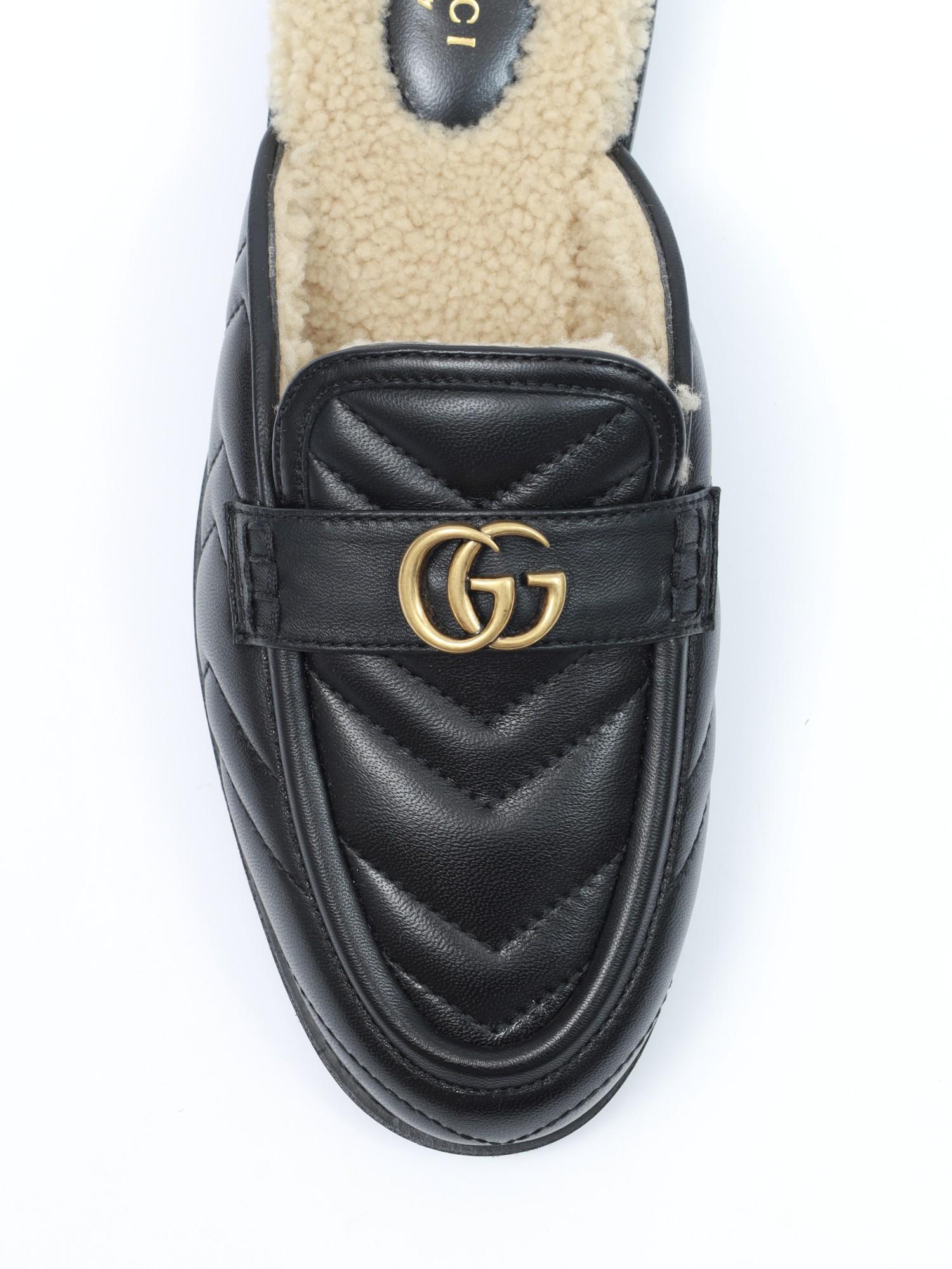Gucci Fur Mules 36, фото 5