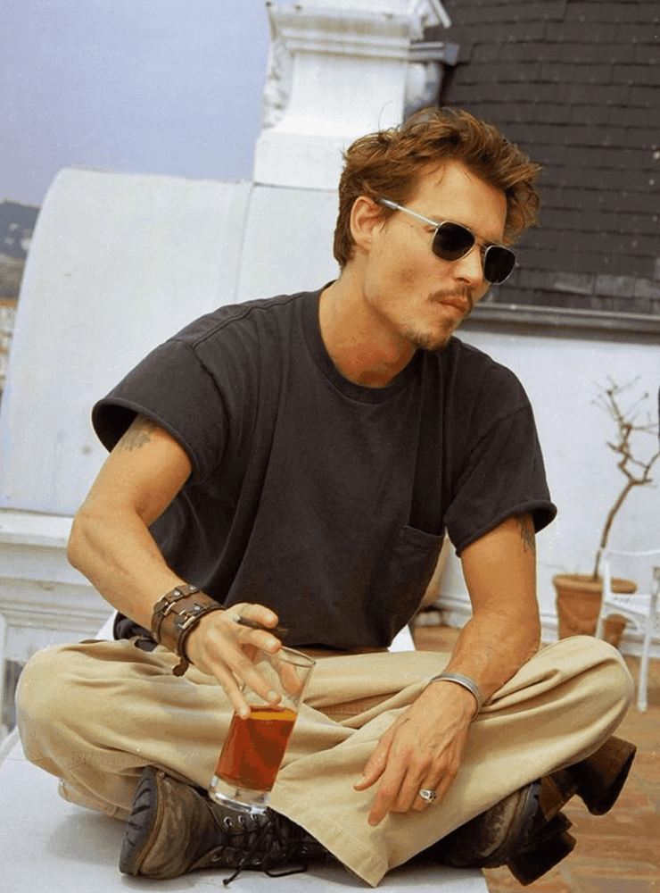 Джонни Депп на Каннском кинофестивале, 1998