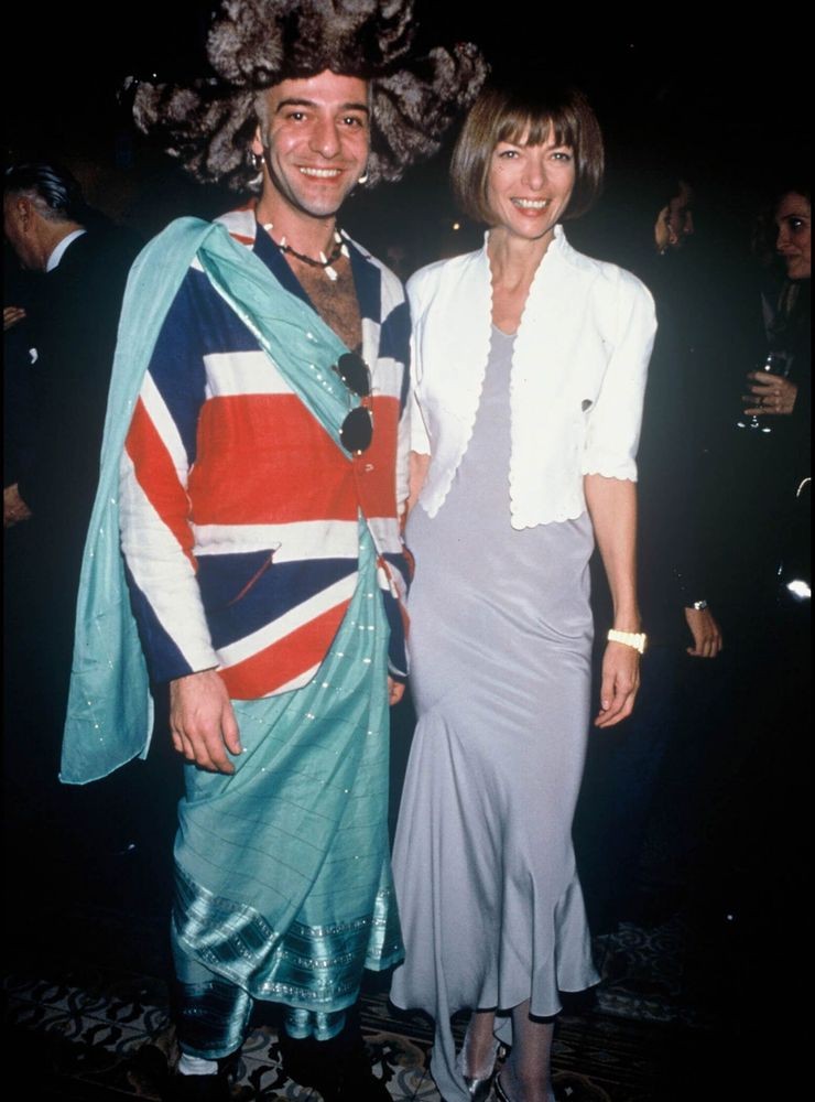 Джон Гальяно и Анна Винтур, Париж 1993 