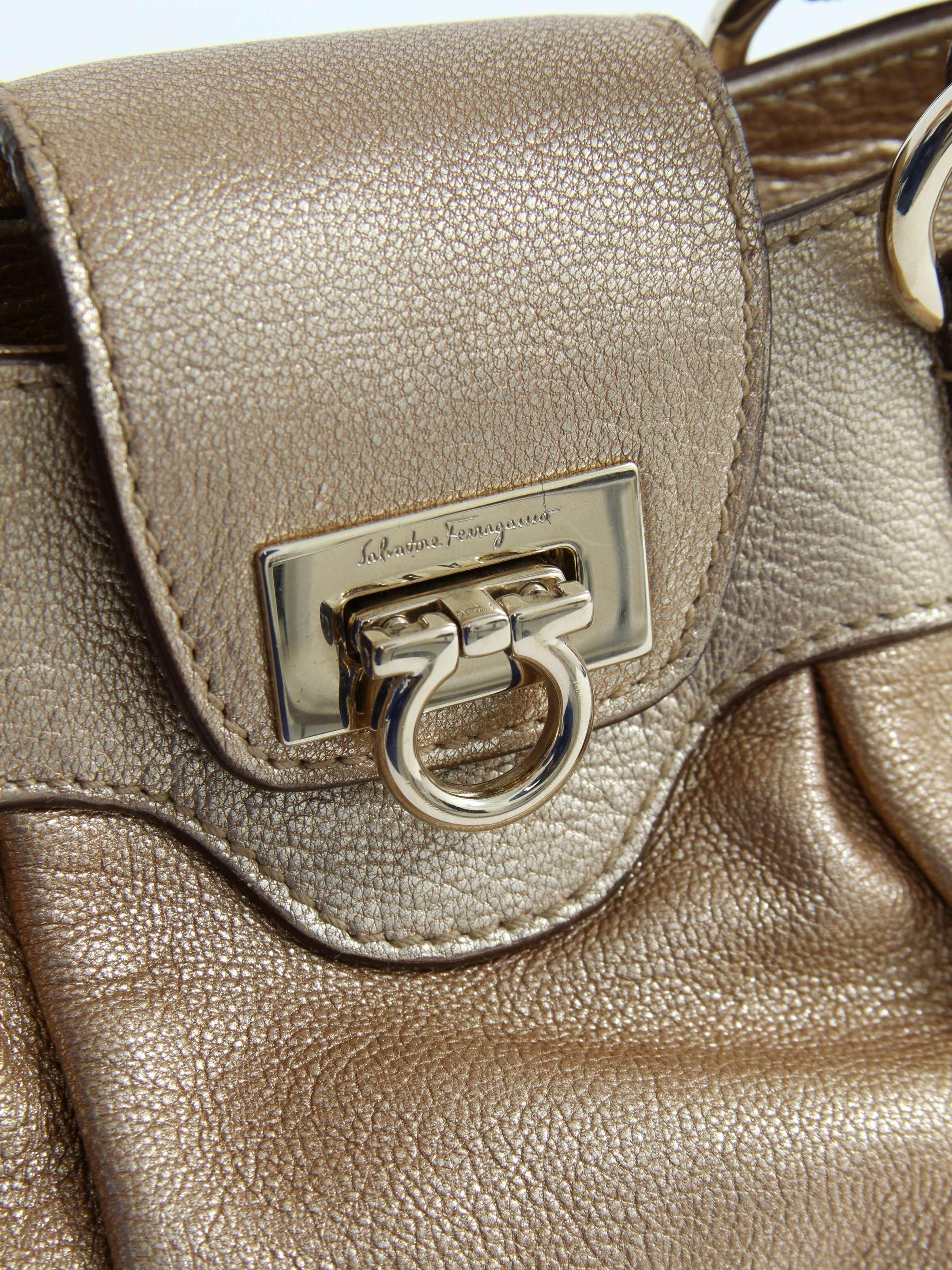 Salvatore Ferragamo Leather Bag , фото 4
