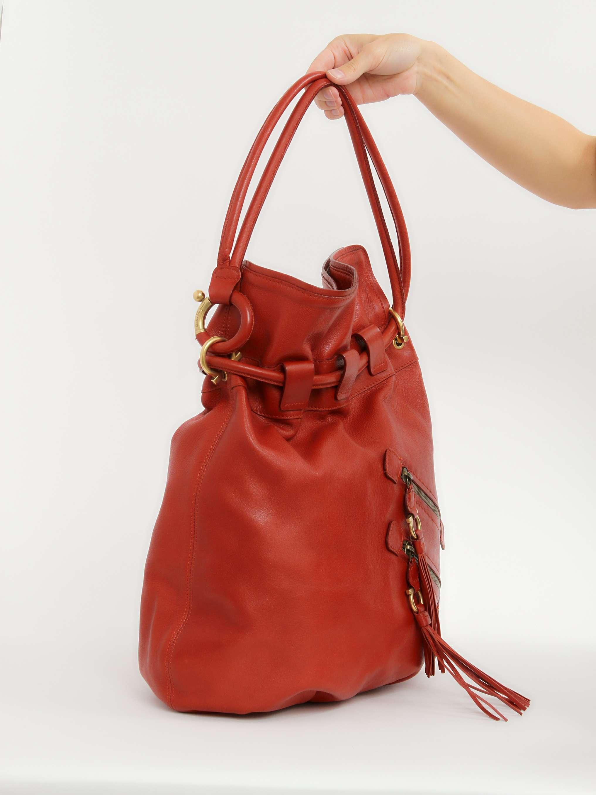 Salvatore Ferragamo Leather Bag, фото 2