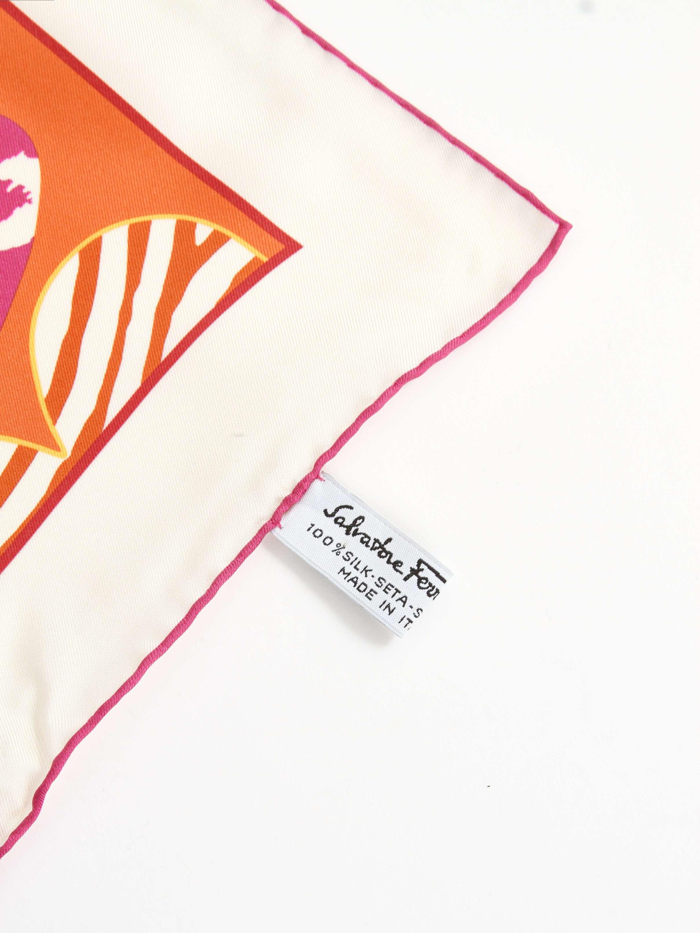 Salvatore Ferragamo Silk Scarf, фото 5
