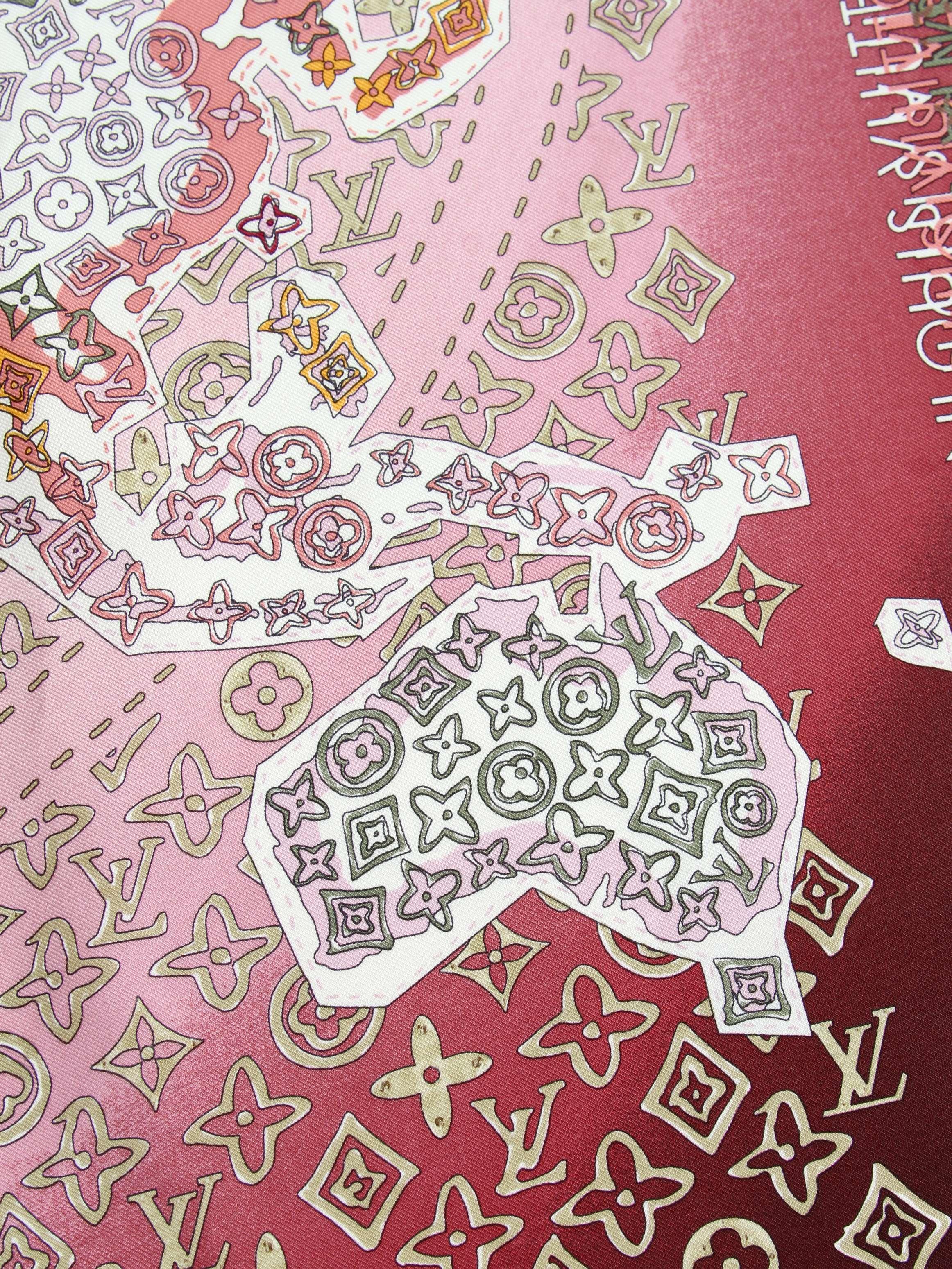 Louis Vuitton Silk Scarf, фото 5