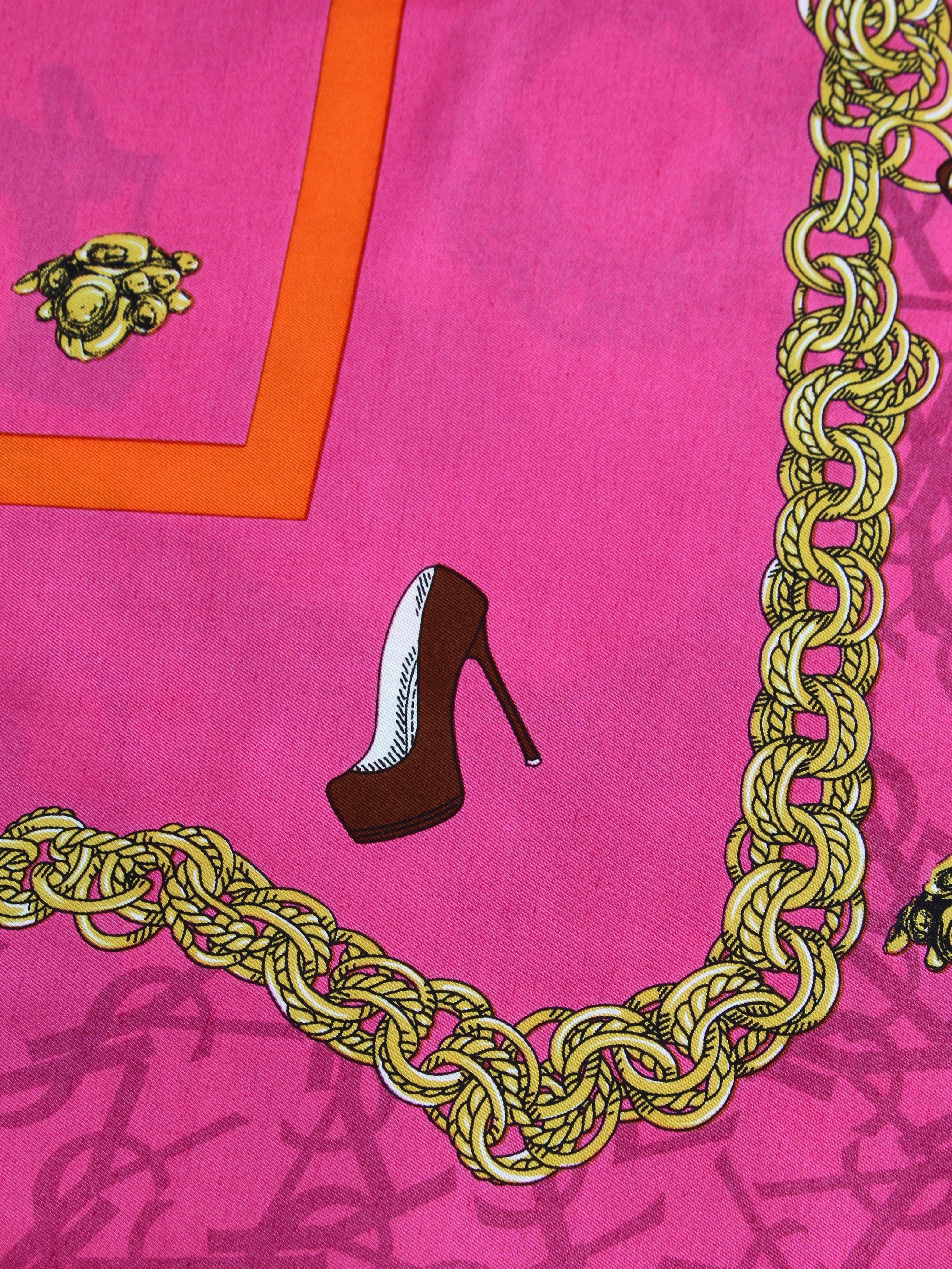 Saint Laurent Silk Scarf, фото 4