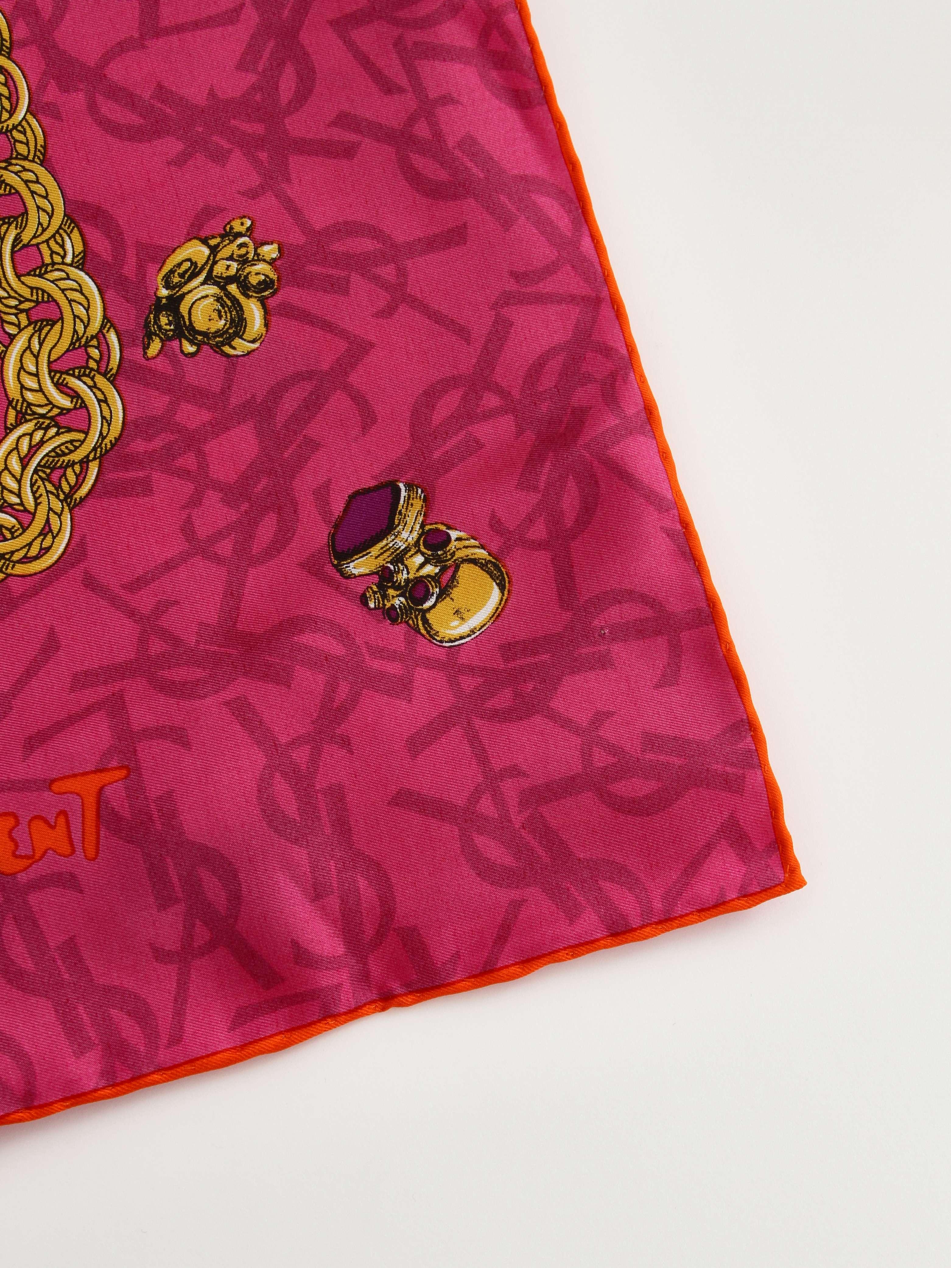 Saint Laurent Silk Scarf, фото 3