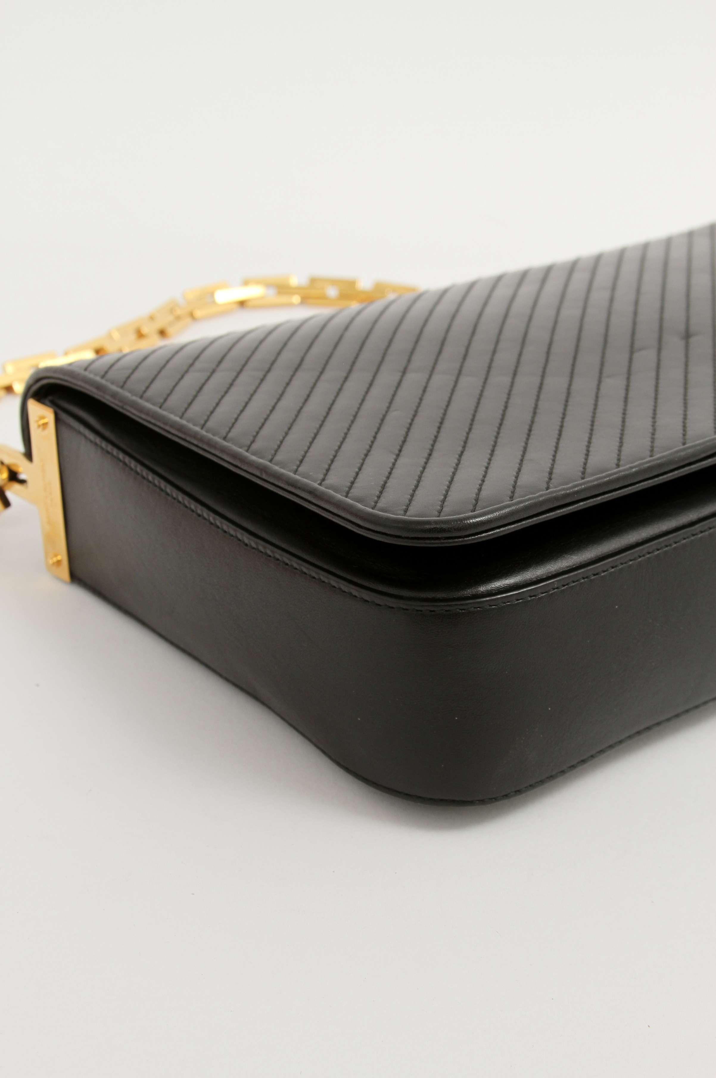 Saint Laurent Leather Bag, фото 4