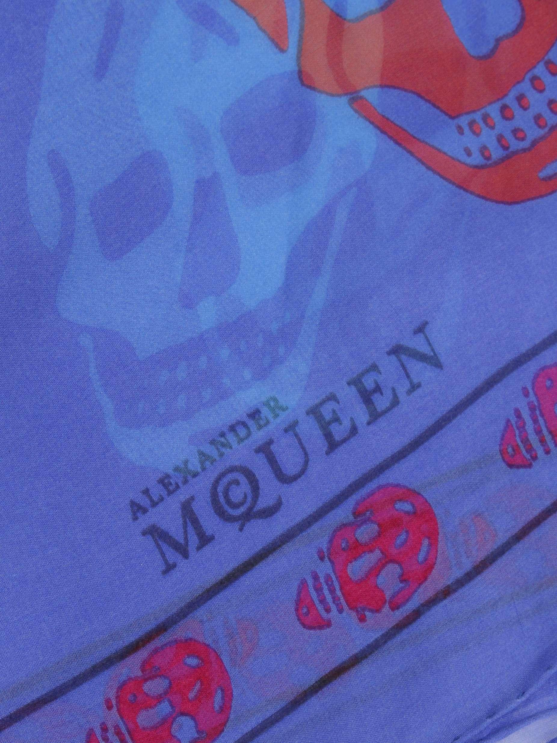 Alexander Mcqueen Silk Scarf, фото 5