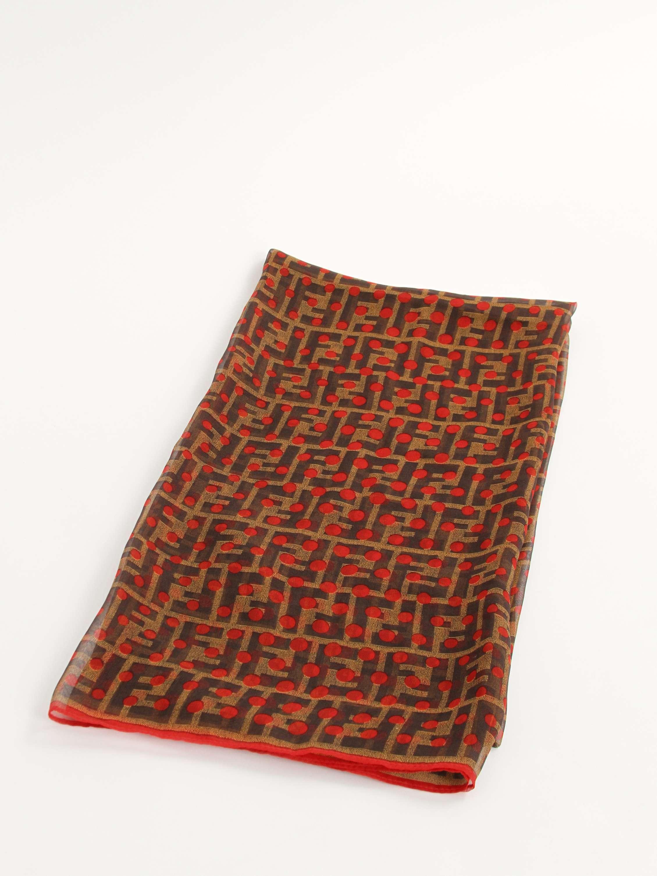 Fendi Silk Scarf, фото 1
