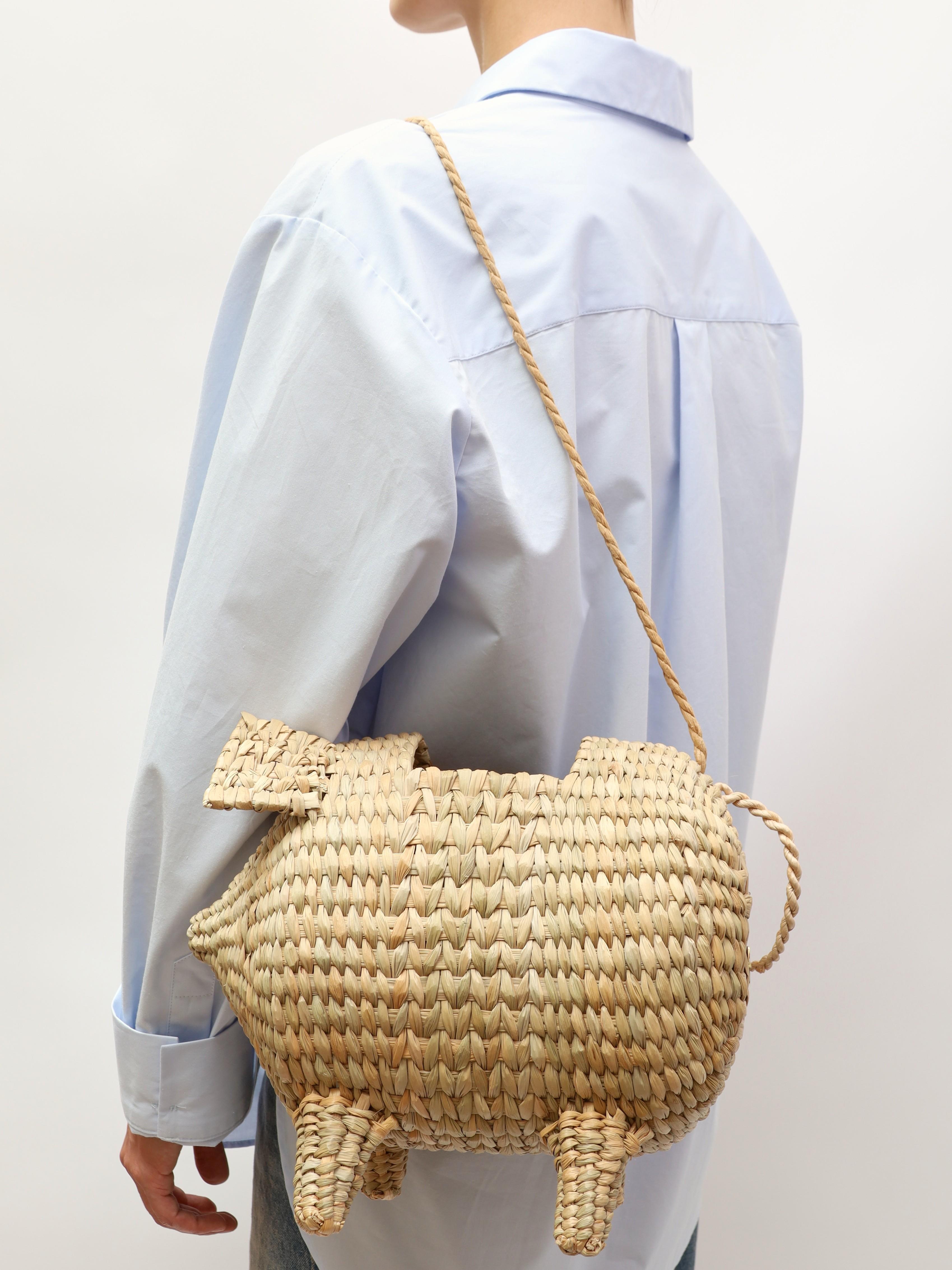 Cult Gaia Raffia Bag , фото 2