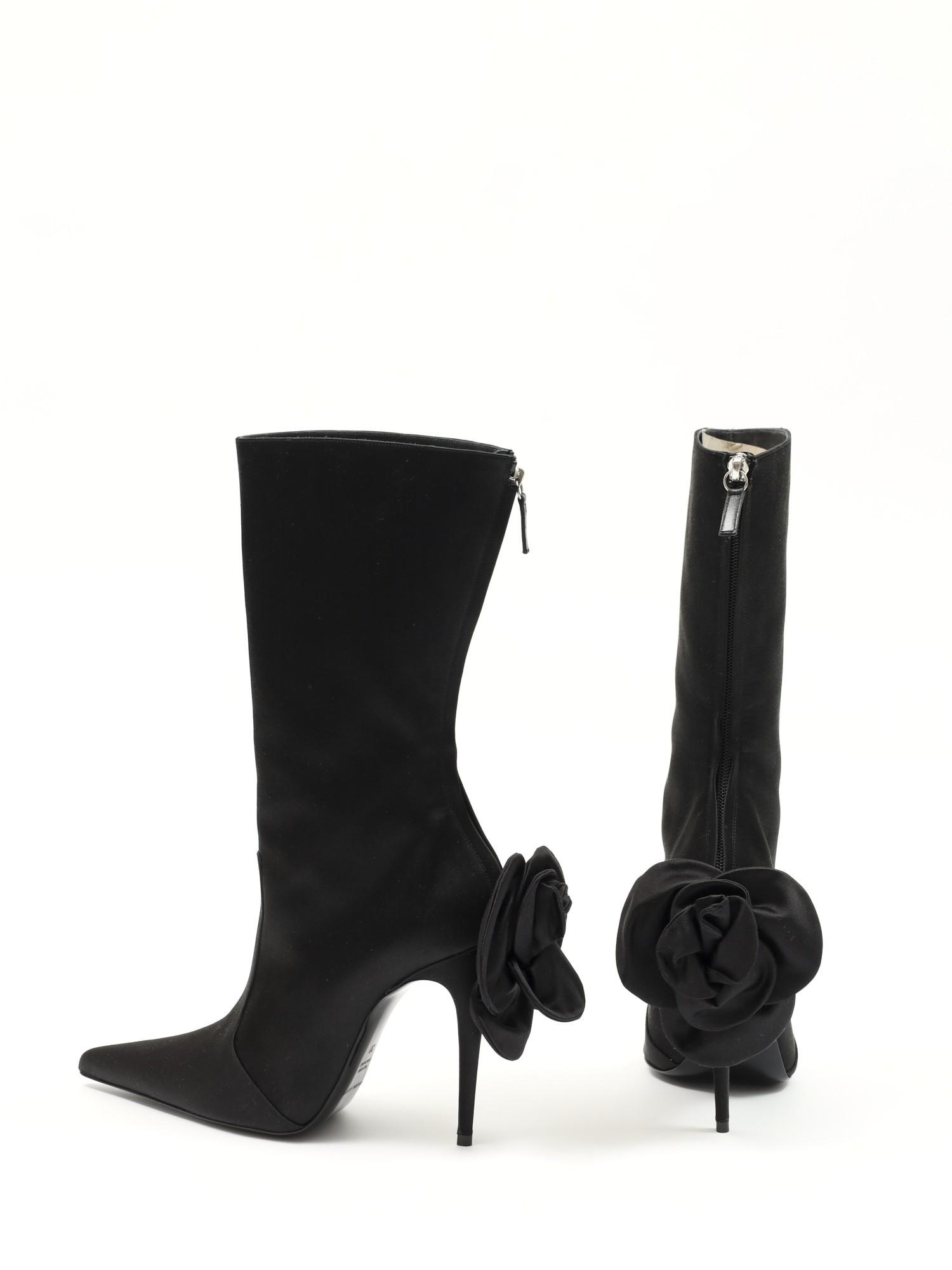 Magda Butrym Sharp Pointed Flower Boots 39, фото 5
